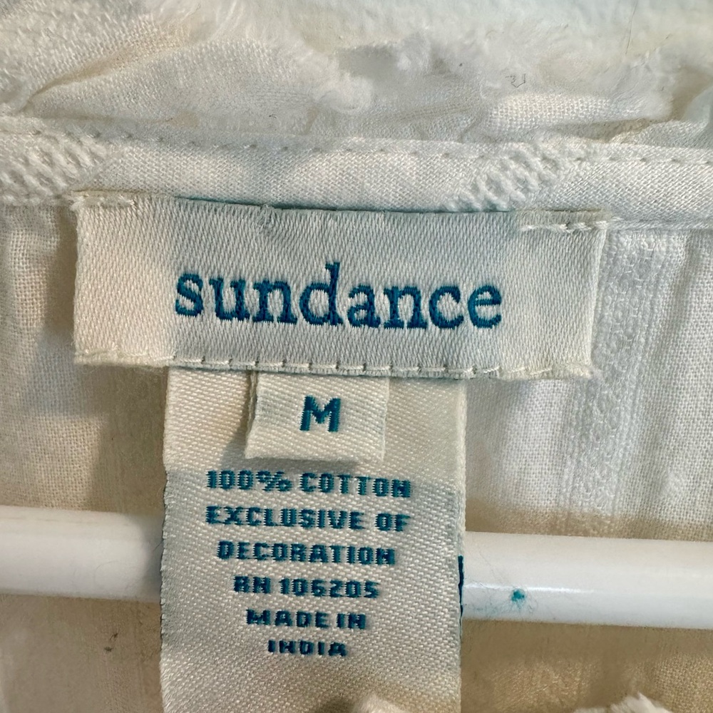 Sundance Ivory Cotton Blouse - Picture 3 of 5